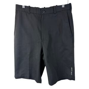 Black Clover Chino Golf Shorts Black Size 32 Live Lucky